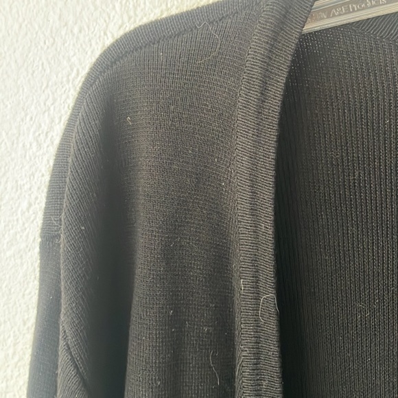 Classiques Entier sweater cardigan open hang black and white size Medium Rayon - Picture 4 of 9